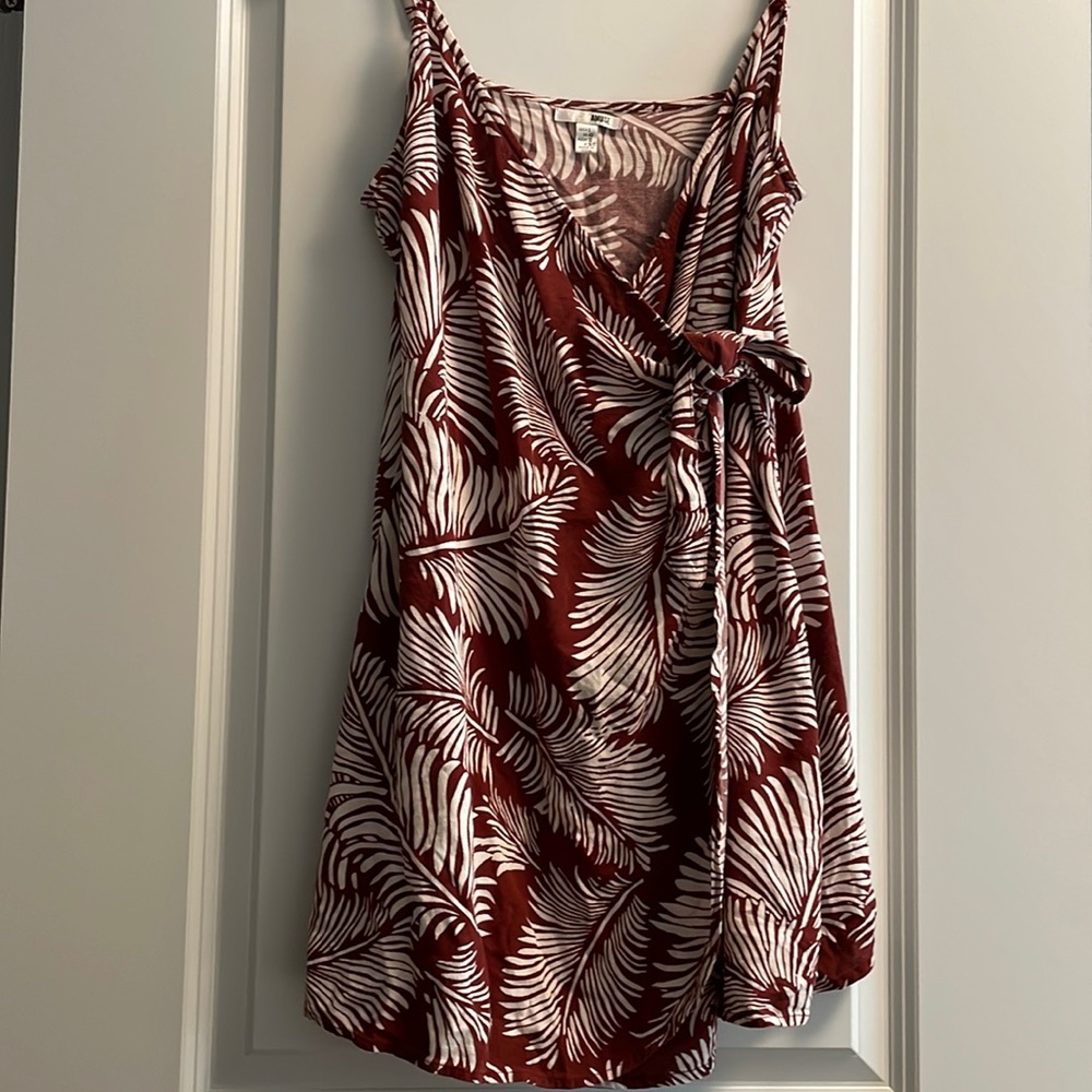 Floral wrap dress